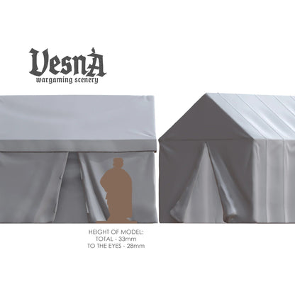 Medieval Square Pavilion Tents – Wargaming Scenery