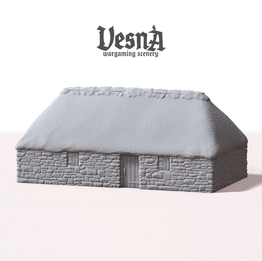 Highlands Thatched Buildings – 28mm Tabletop Terrain
