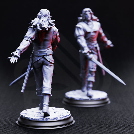 High-detail resin Vampire Socialite miniatures, guests of the masquerade, perfect for TTRPG campaigns, NPCs, and gothic fantasy collections.