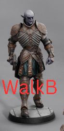 Graveward Legion resin miniatures – vampiric knights in multiple poses including attack, duel, and run stances, printed by D&K Custom Prints