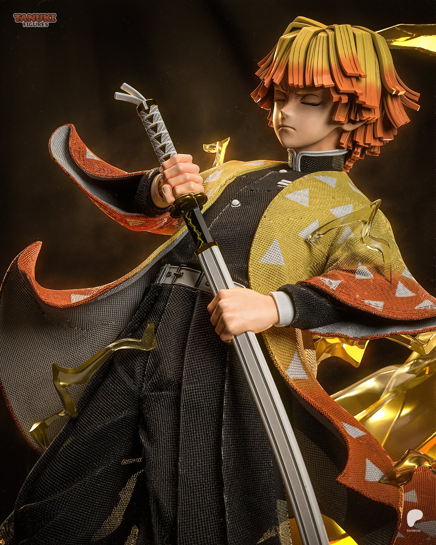 Thunder Breathing Swordsman – 1:6 Scale Statue