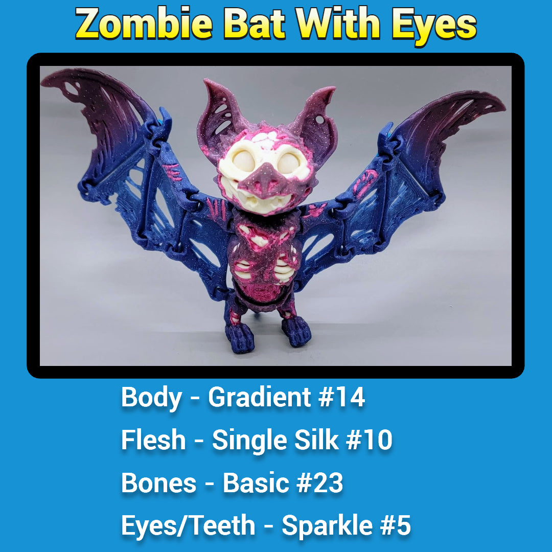 Zombie Bats – Articulated Toy Set