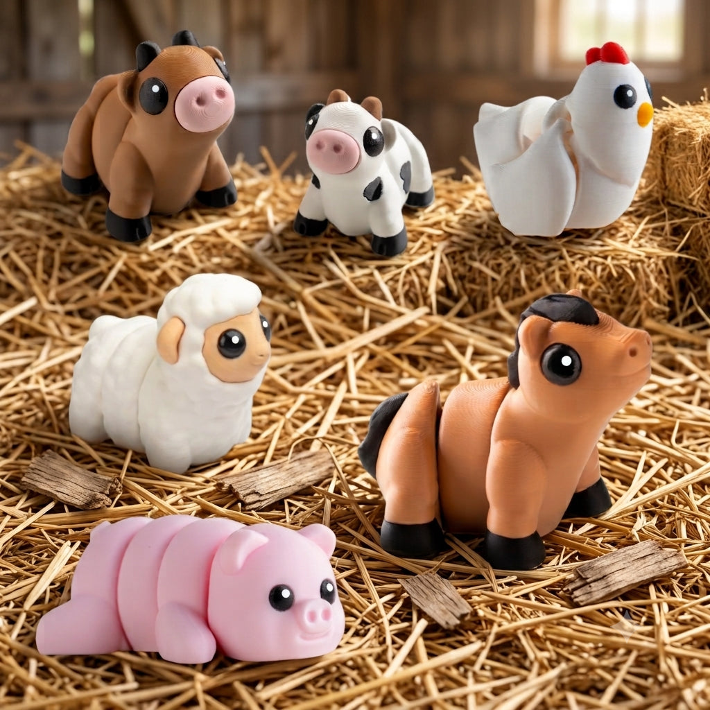 Mini Farm Animal Fidgets