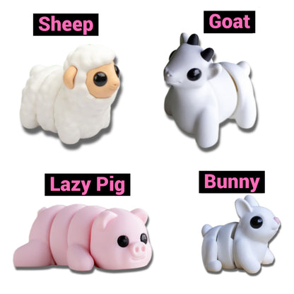 Farm Animals — Articulated Toy Set