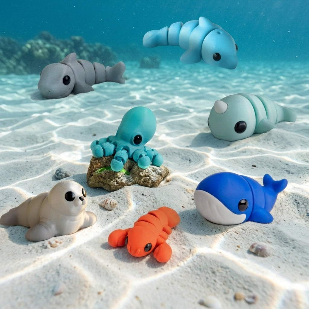 Mini Ocean Creature Fidgets