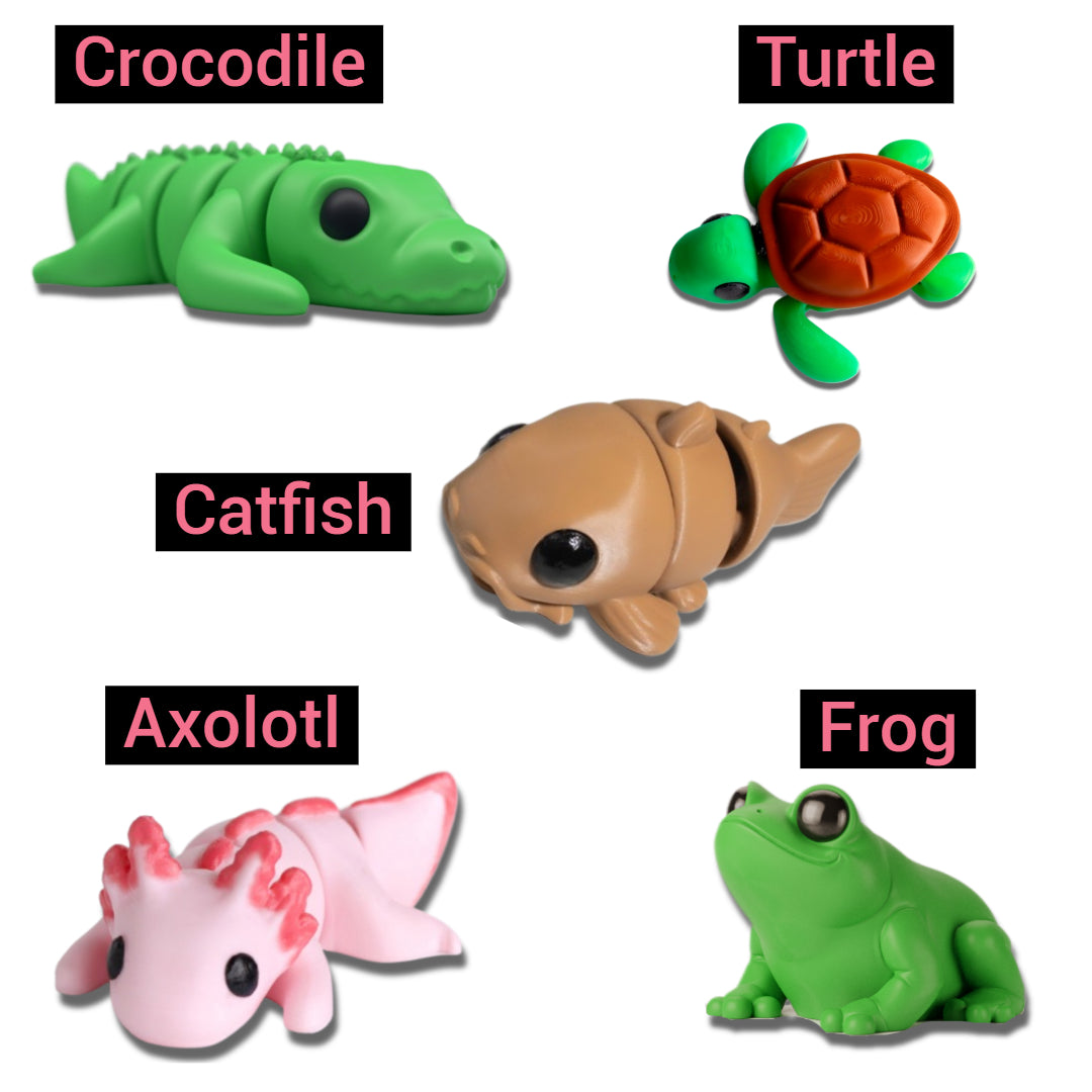 Mini Reptile & Pond Animal Fidgets