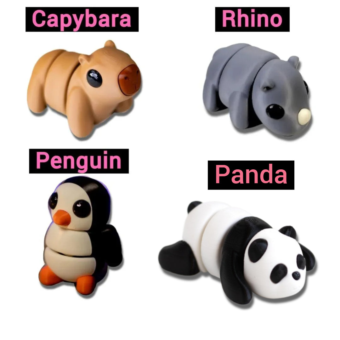 Mini Zoo Animals – Articulated Toy Set