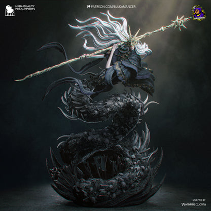 Aldrich Devourer of Gods painted 1:8 scale resin figure statue by Bulkamancer Sculpts front view