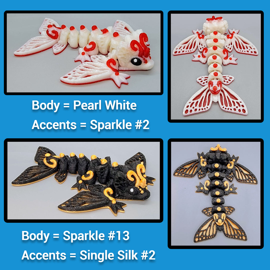 Butterfly Wyvern Fidget or Keychain