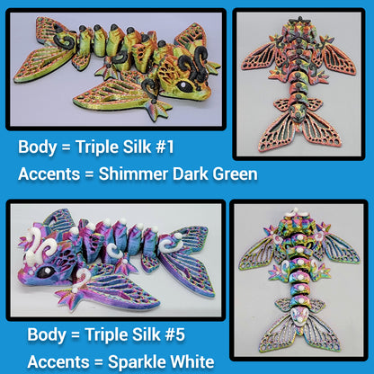 Butterfly Wyvern Fidget or Keychain