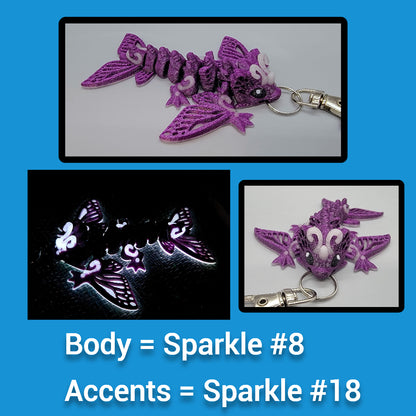 Butterfly Wyvern Fidget or Keychain