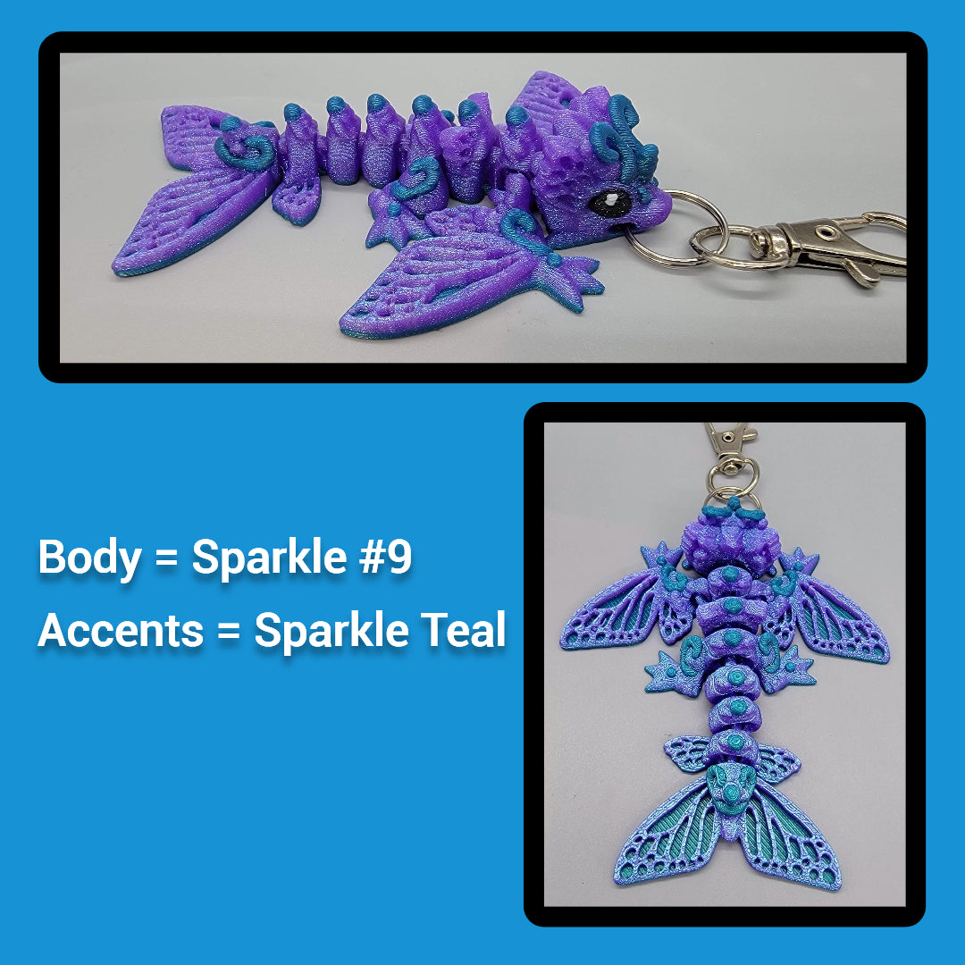 Butterfly Wyvern Fidget or Keychain