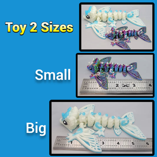 Butterfly Wyvern Fidget or Keychain