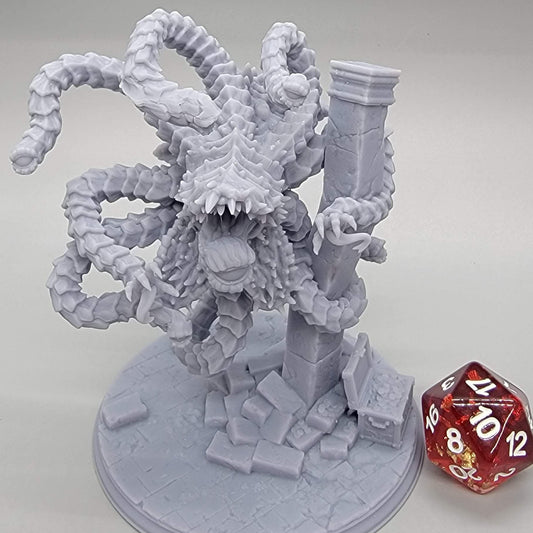The Devouring Eye huge resin aberration boss miniature printed by D&K Custom Prints for D&D, Pathfinder, and TTRPG encounters