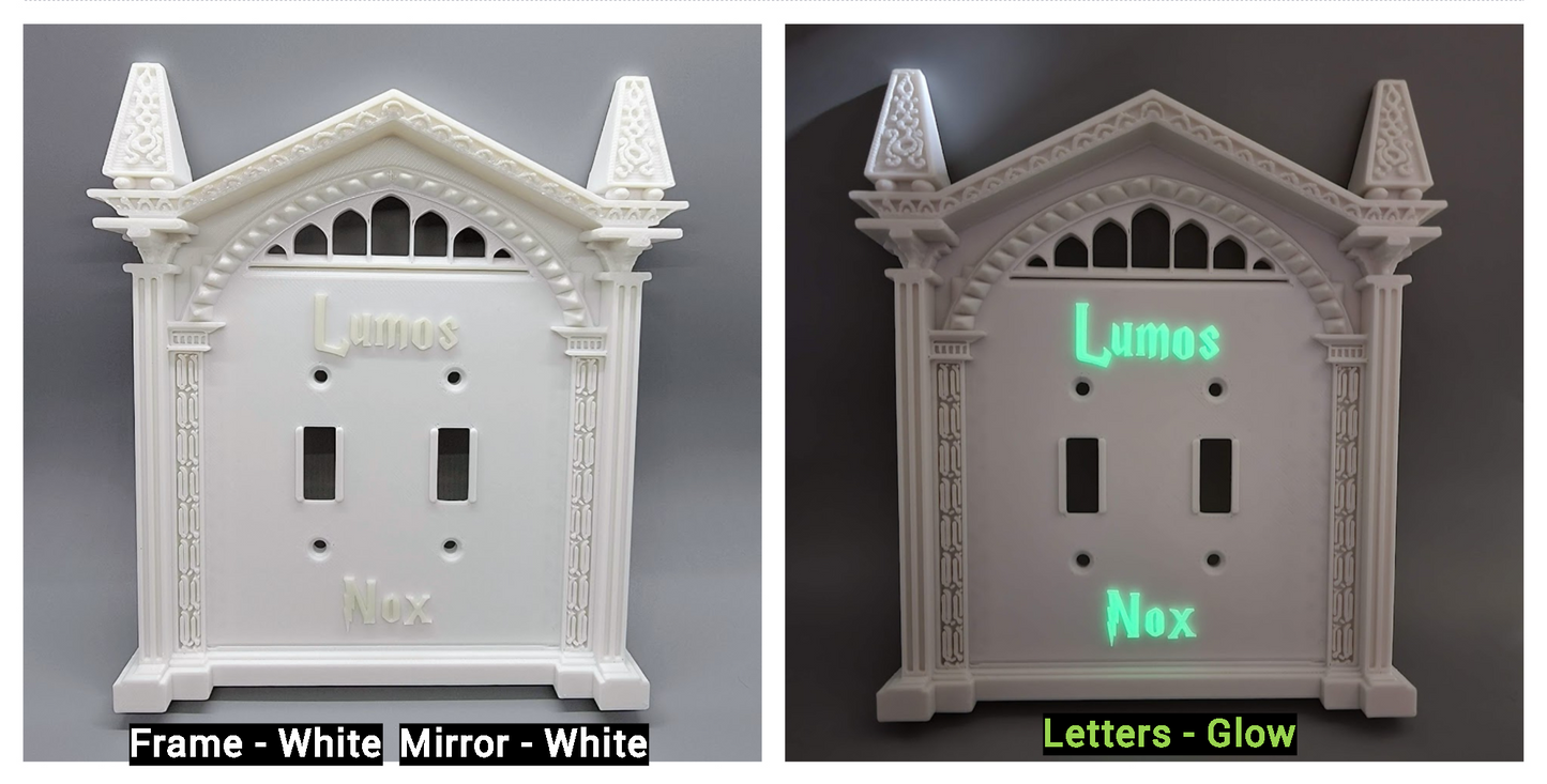 HP Themed Light Switch Covers Customizable | Fits North American standard light switches