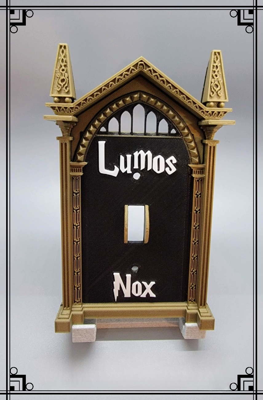 HP Themed Light Switch Covers Customizable | Fits North American standard light switches