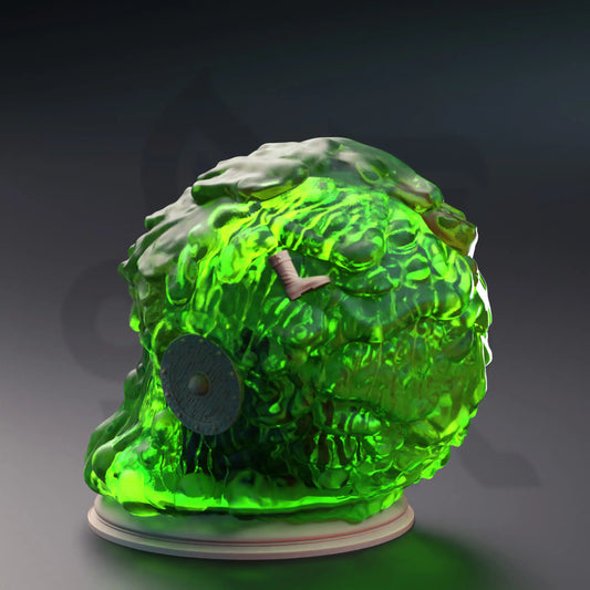 Gelatinous Sphere Large Ooze resin miniature by DM Stash front view