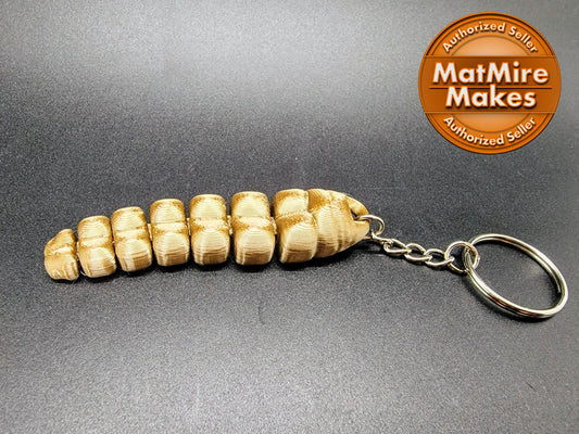 Rattlesnake Tail Keychain | Realistic Sound | Diamondback | Timber Rattler | Pygmy Snake