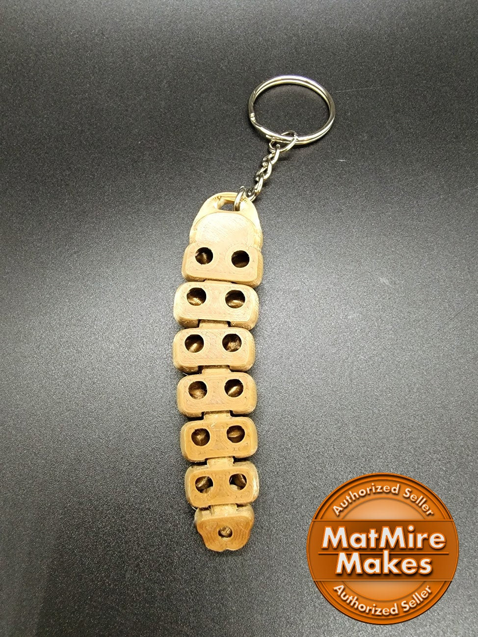 Rattlesnake Tail Keychain | Realistic Sound | Diamondback | Timber Rattler | Pygmy Snake