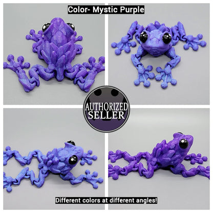 Articulated Gemstone Frog Toy