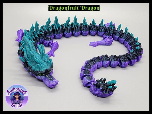 Articulated Dragonfruit Dragon, sensory, custom, repltile, mythical