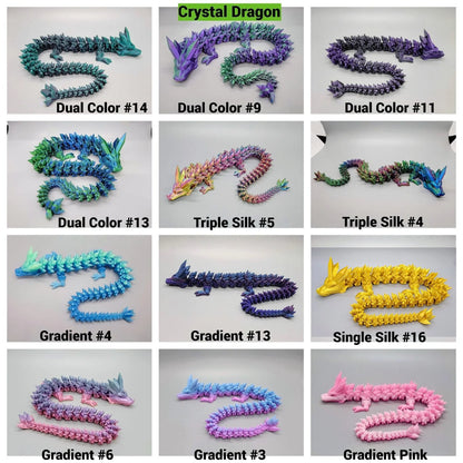 Articulated Crystal Dragons