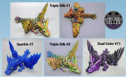Articulated Crystal Dragons