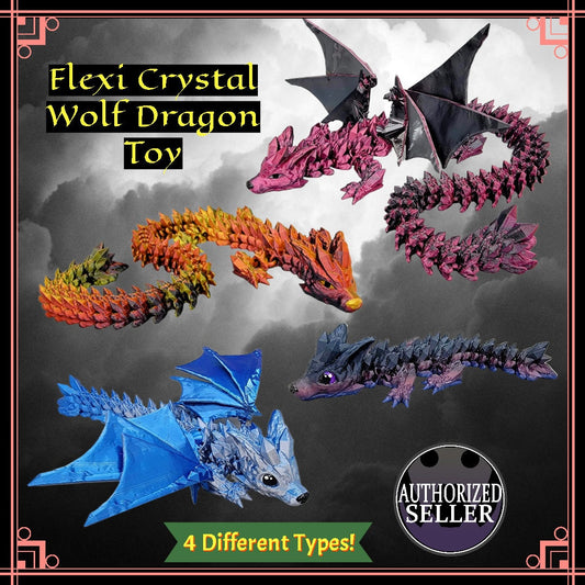 Crystal Wolf Dragon Custom Colors
