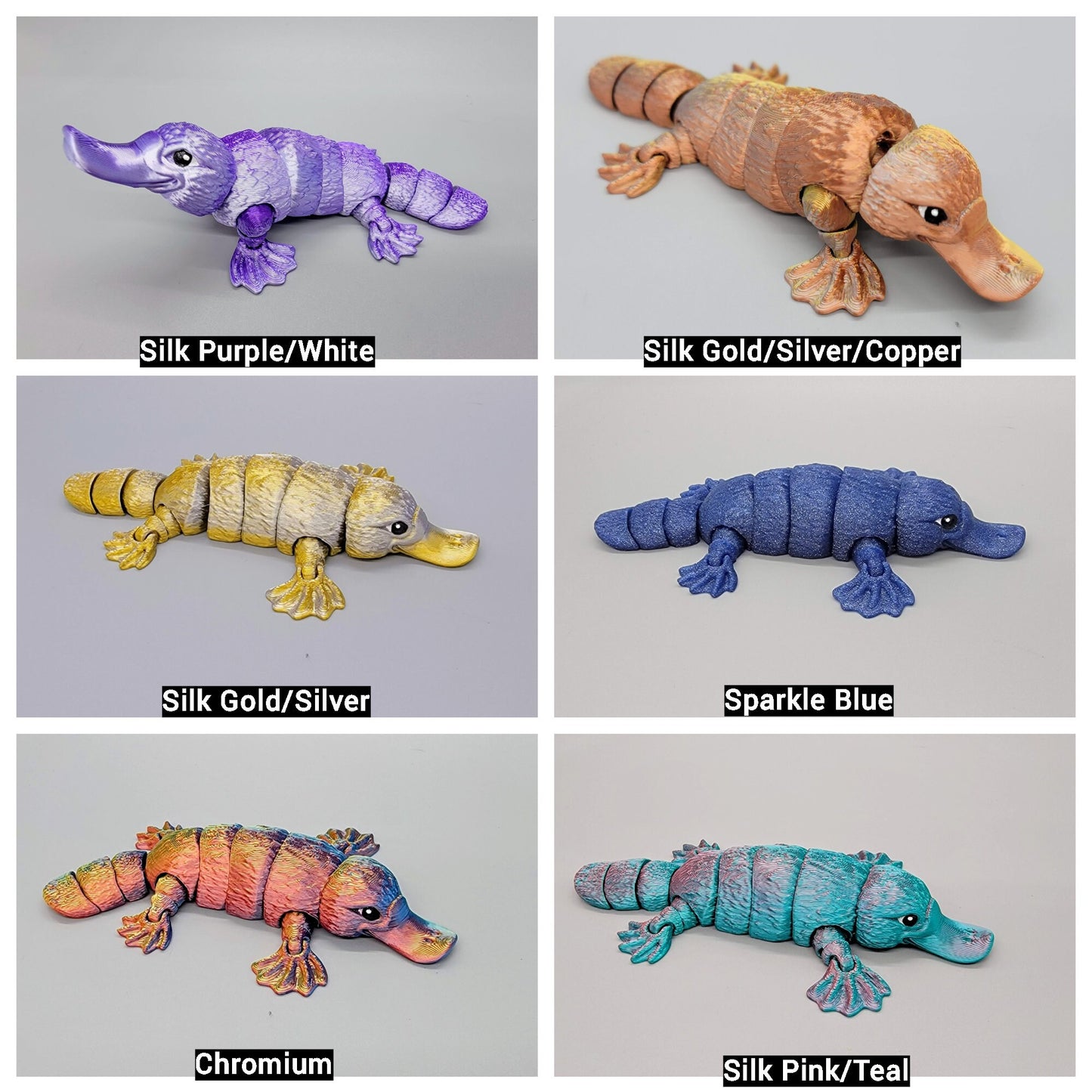 Articulated Platypus Toy Fun, Fidget, Flexi, Sensory
