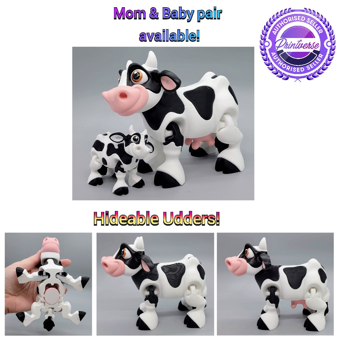 Articulated Cow Toy
