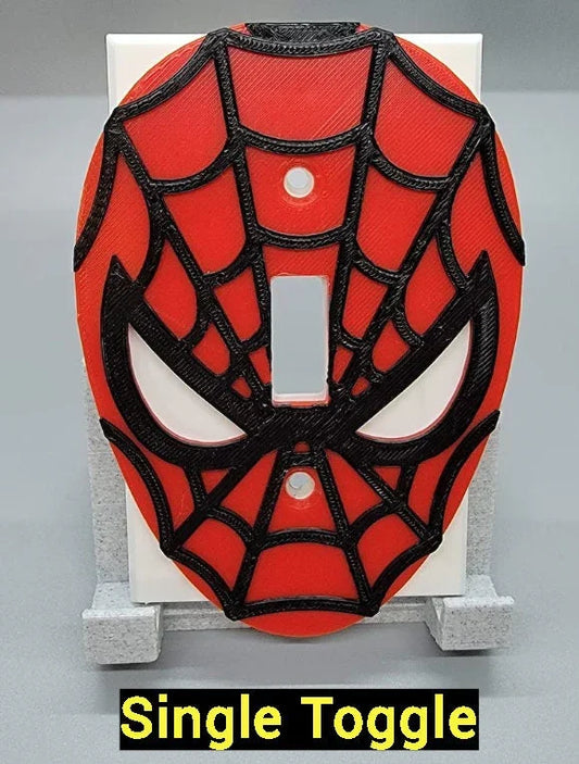 Comic Book Hero Themed Light Switch Cover