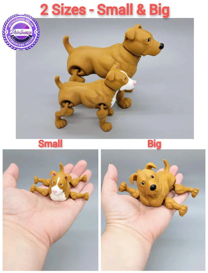 Articulated PitBull Toy