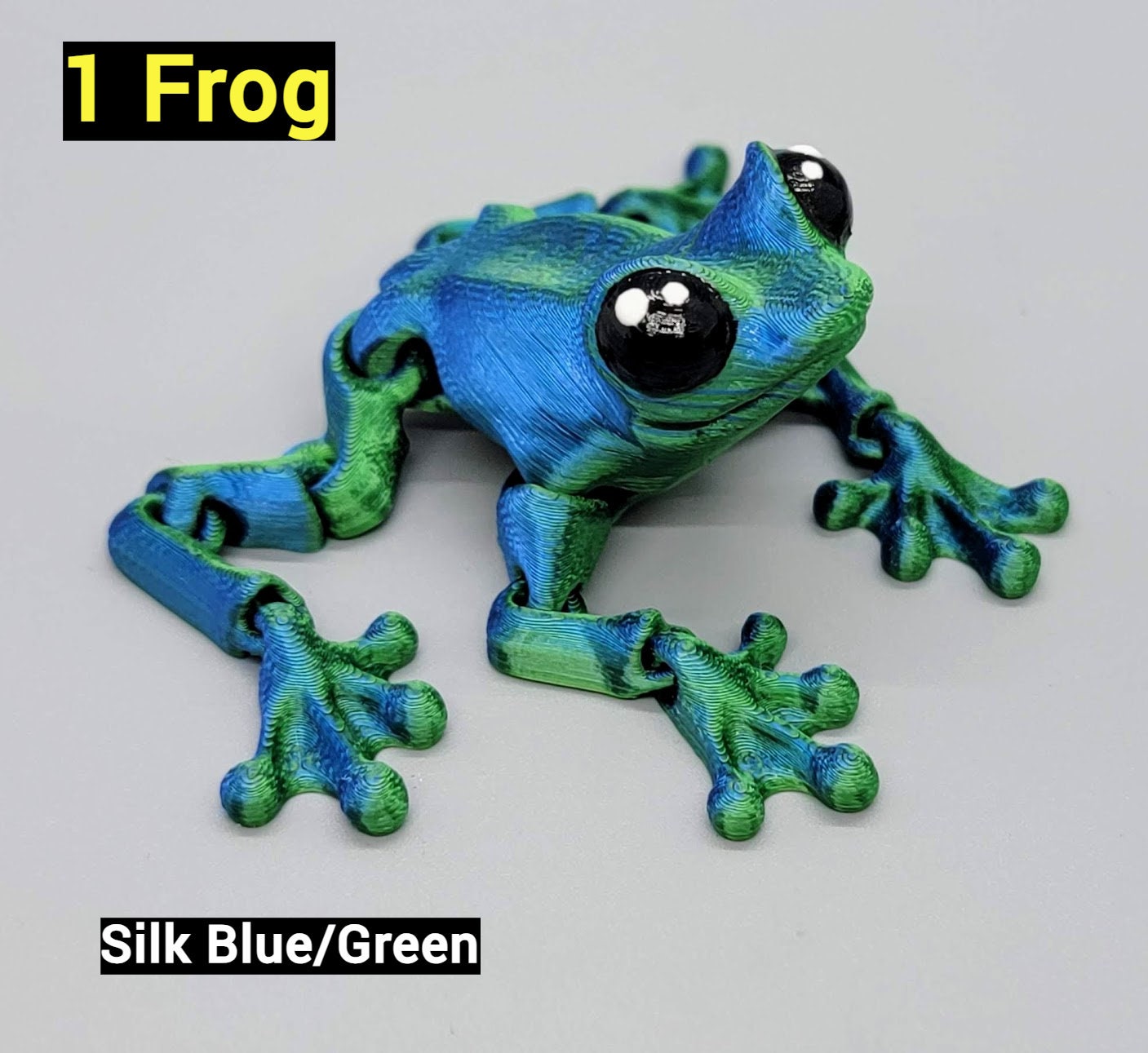 Articulated Tiny Cinder Frog Toy (also available in party packs) Fidget Sensory Flexi Amphibian