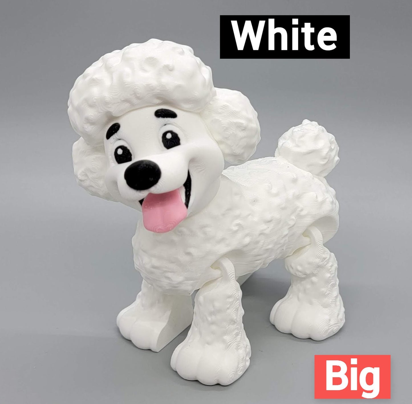 Ready to Ship Articulated Poodle Toy | 3D Printed | Sensory | Fidget