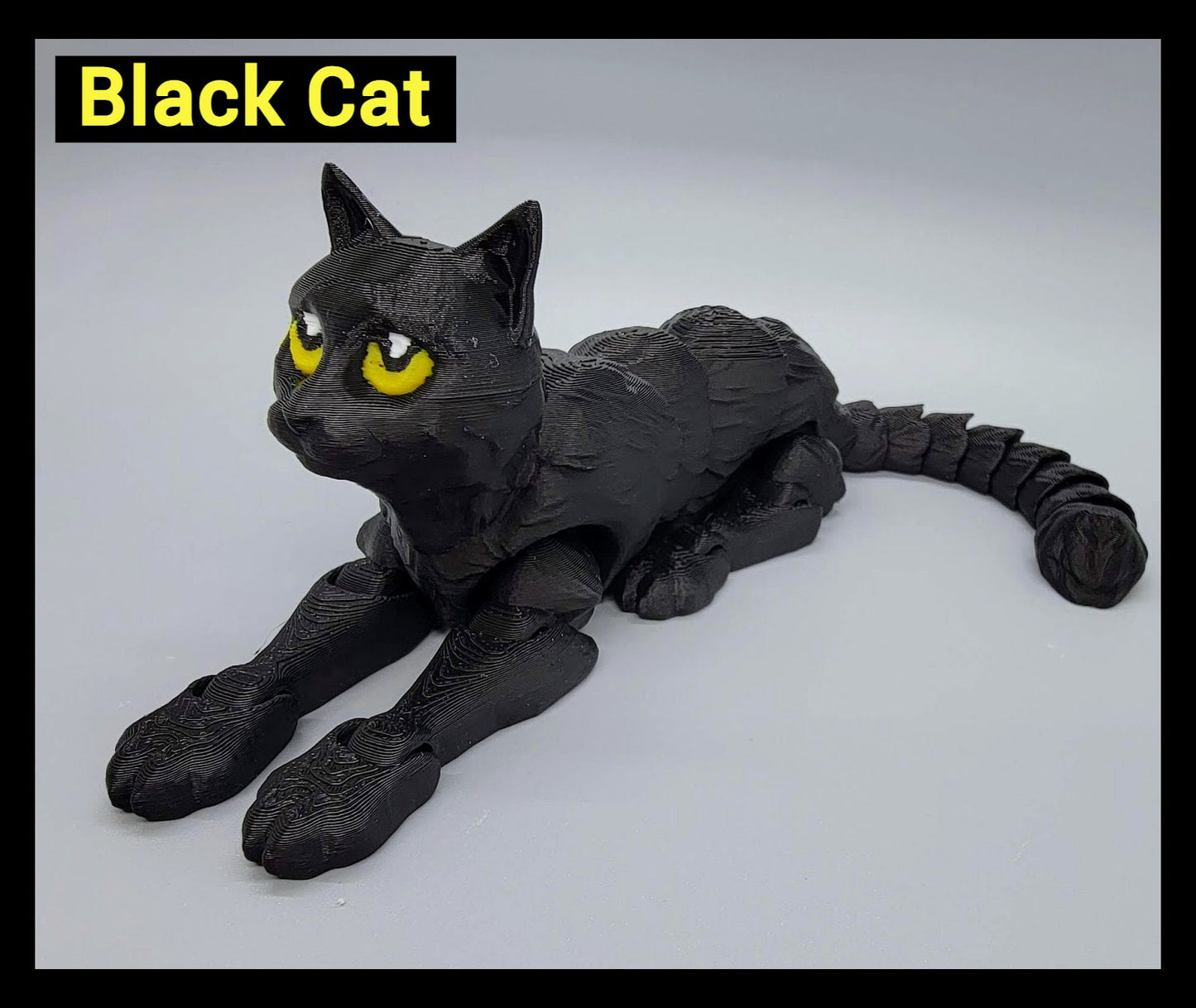 3D Printed Flexi Cat Toy | Sensory Play | Available in 2 Sizes | Custom Colors