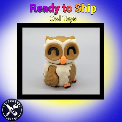 Ready to Ship Articulated Owl