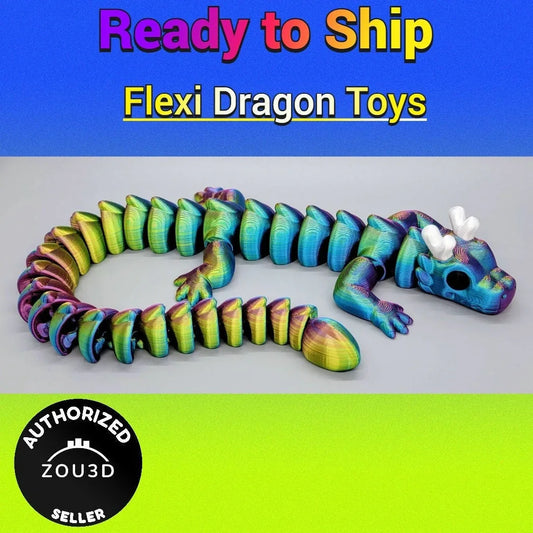 Ready to Ship Flexi Dragon Toys