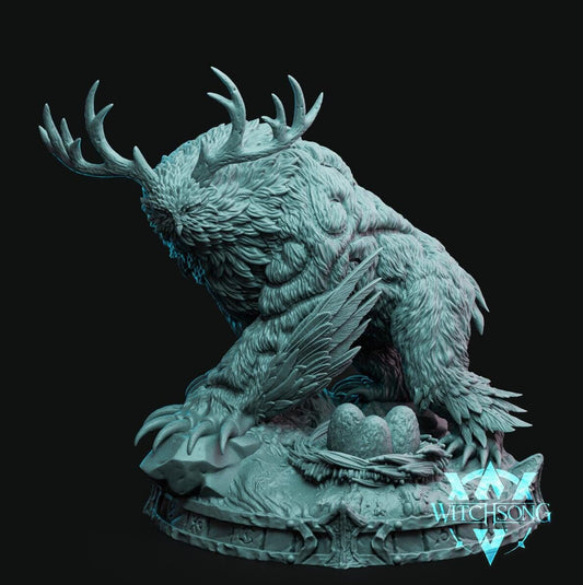 Anciano Búho Oso | Figura o busto
