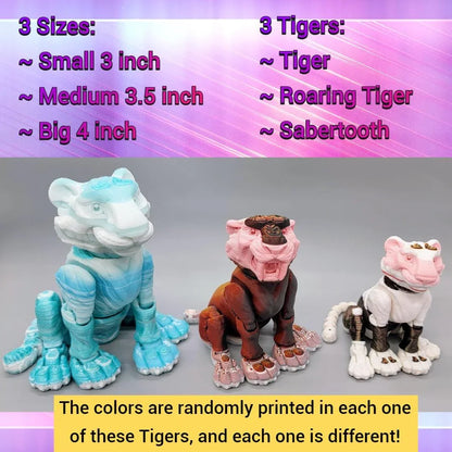 Ready to Ship Mystery Illusion Tiger or Skeleton Shark