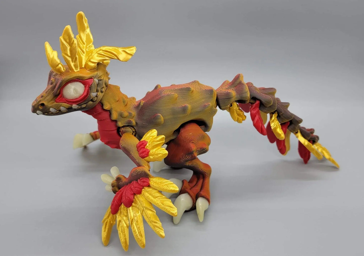 Twisty Feathered Raptor Posable Figure
