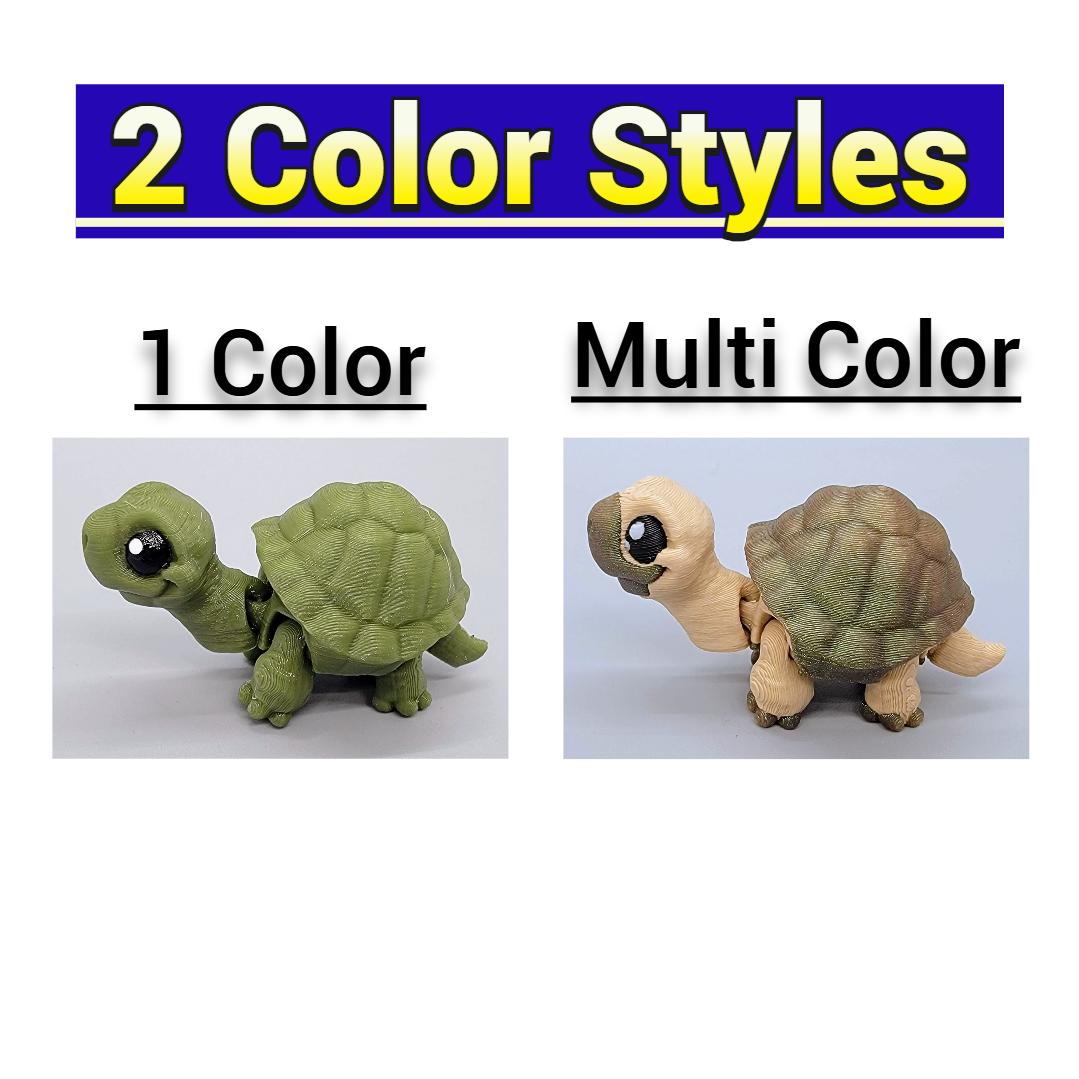 Mini Tortoise Articulated Toy or Keychain