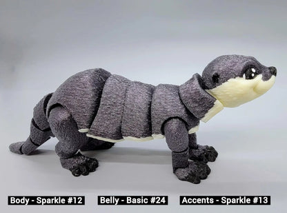 Articulated River Otter Toy