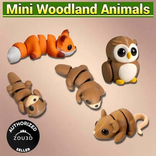 Mini Woodland Animals Fidget Toy