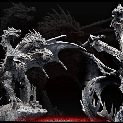 Dragon Queen - Mother of all Dragons | Tiamat | Fantasy Figurine | Game Room Decor | Collectible | Gargantuan Plus