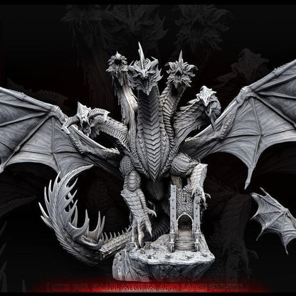Dragon Queen - Mother of all Dragons | Tiamat | Fantasy Figurine | Game Room Decor | Collectible | Gargantuan Plus