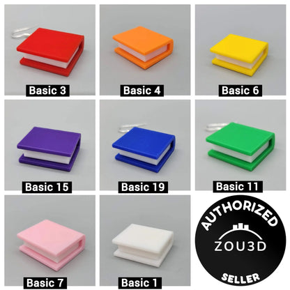 Mini pendientes o llavero de libro