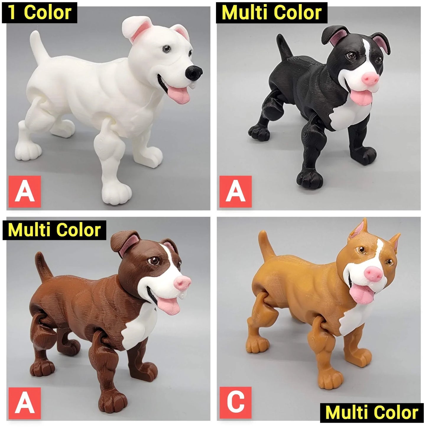 Articulated PitBull Toy