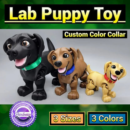 Juguete de cachorro de labrador
