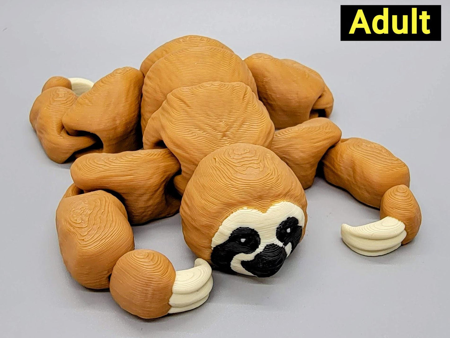 Flexi Sloth Toy or Keychain | Sensory | Fidget | Optional Tree