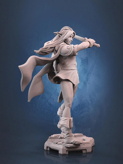 Lucía - Elfa de Dragun Studios | D&amp;D | Pathfinder | Wargaming | Juegos de fantasía | 32 mm y 75 mm